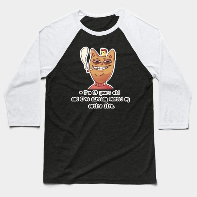 Burgerpants Baseball T-Shirt by chunky